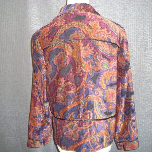Coldwater Creek Multicolor Jacket Lined sz PS - Picture 3 of 5